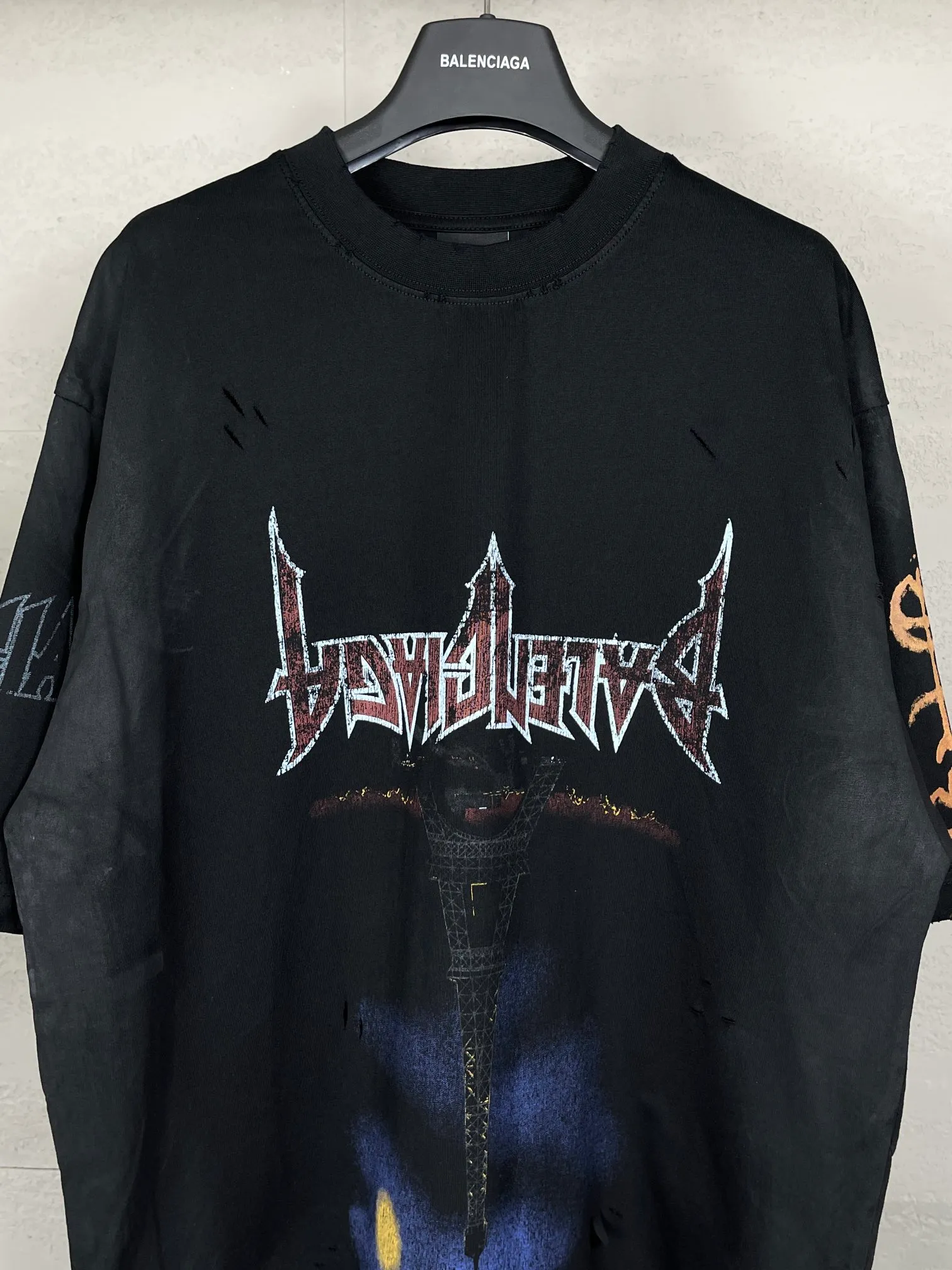 【 . Quality】 BALENCI*GA/ .2024 T . ， .⚠️ ，Authentic ， . ZP ， 。 。 . 。 。 。 OS . Same Style ：BL 223211 ：Black Size：XS L